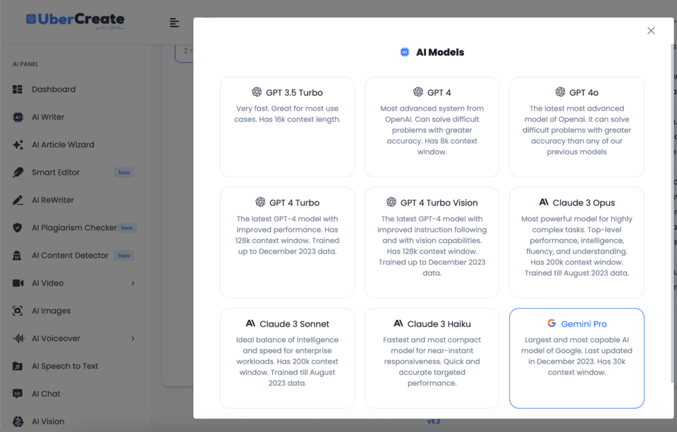 Ubercreate Ai Models