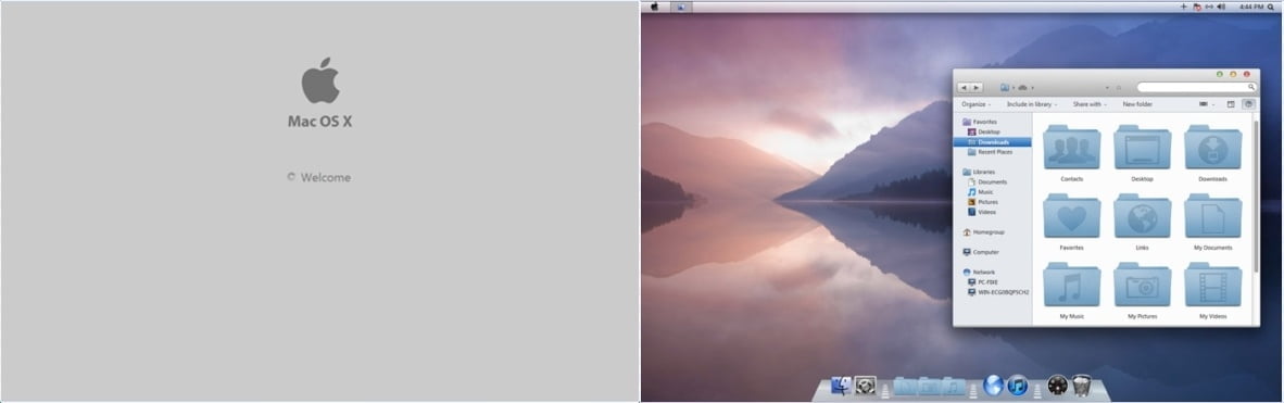 how to make windows look like mac